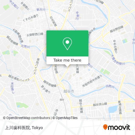 上川歯科医院 map