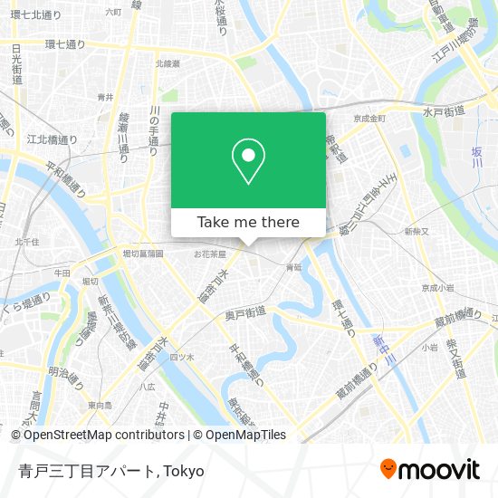青戸三丁目アパート map