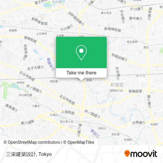 三栄建築設計 map
