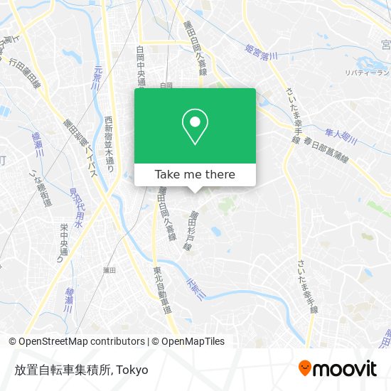 放置自転車集積所 map