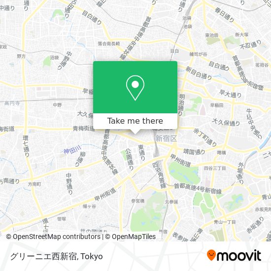 グリーニエ西新宿 map