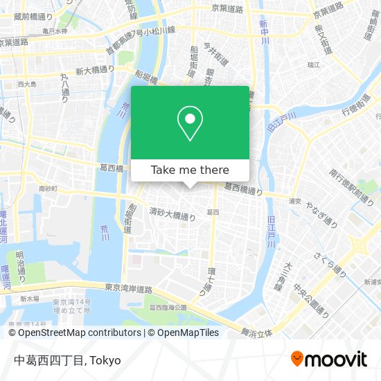 中葛西四丁目 map