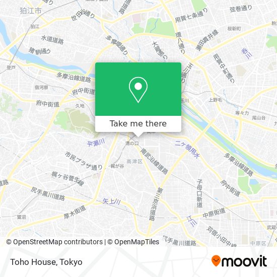 Toho House map