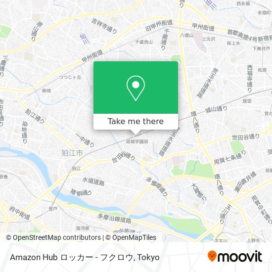 Amazon Hub ロッカー - フクロウ map