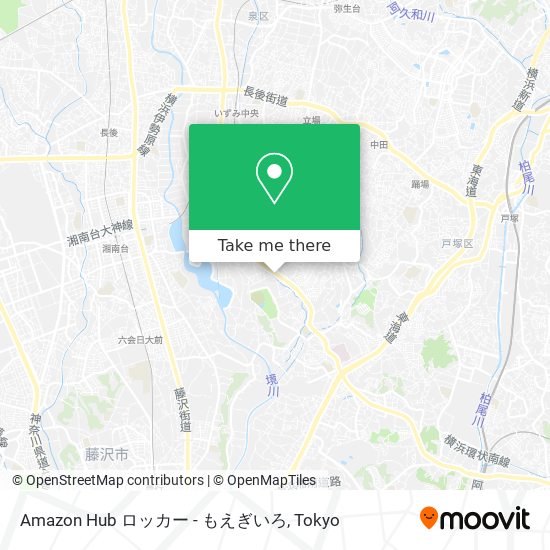 Amazon Hub ロッカー - もえぎいろ map