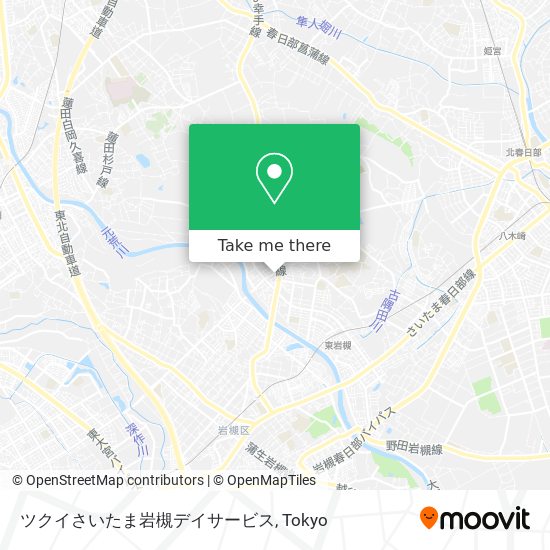 ツクイさいたま岩槻デイサービス map