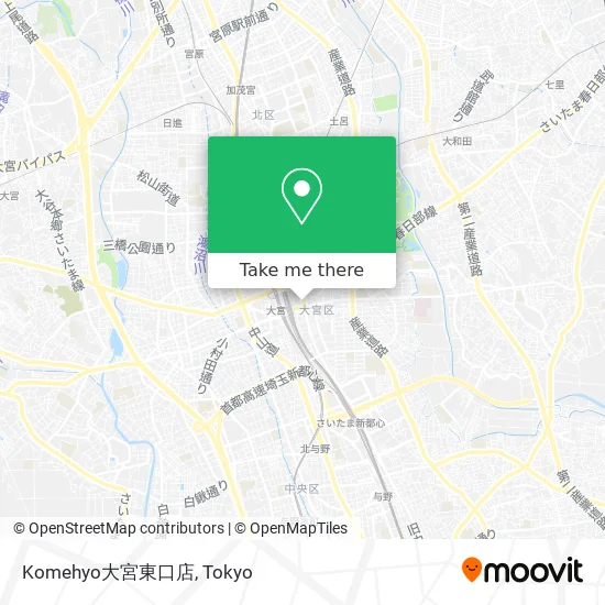 Komehyo大宮東口店 map