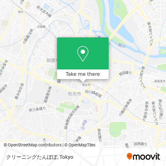 クリーニングたんぽぽ map