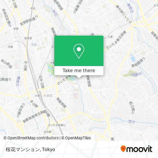 桜花マンション map
