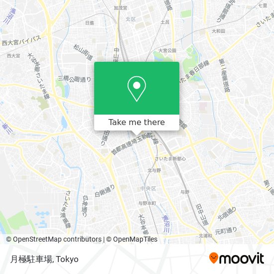 月極駐車場 map