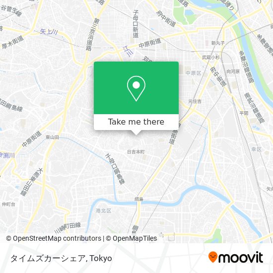 タイムズカーシェア map