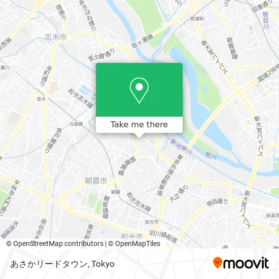 あさかリードタウン map