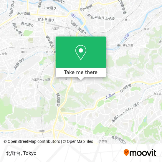 北野台 map