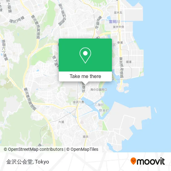 Kanazawa Public Hall map