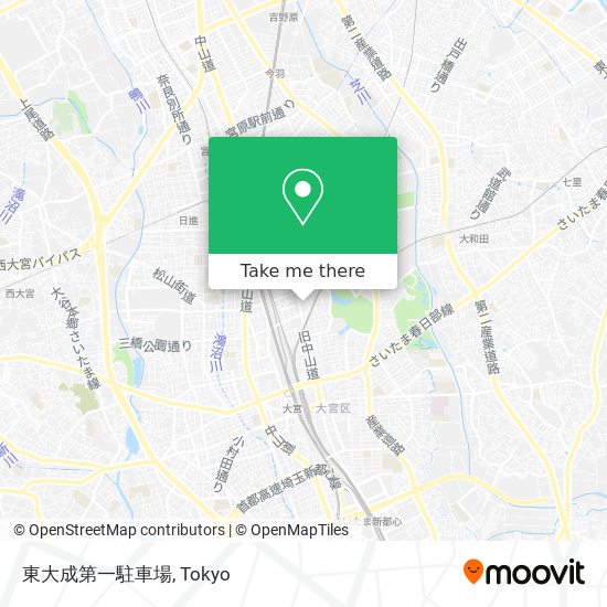 東大成第一駐車場 map