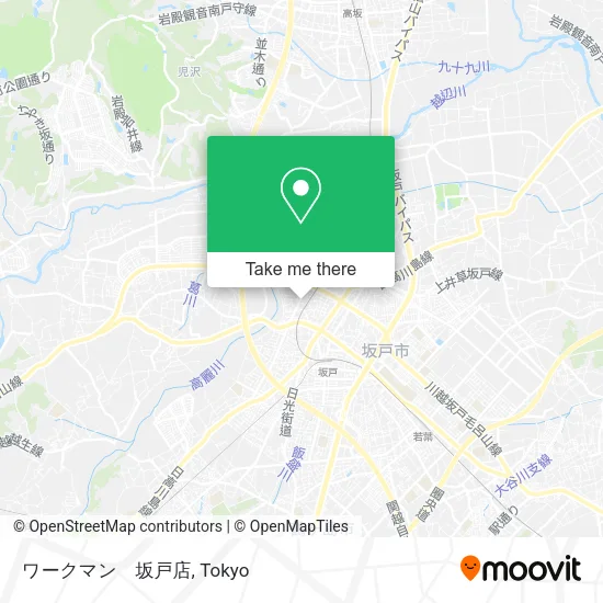 ワークマン　坂戸店 map