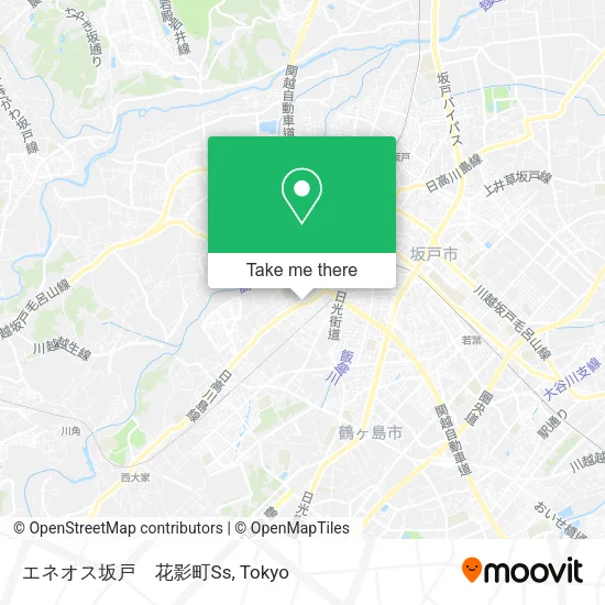 エネオス坂戸　花影町Ss map