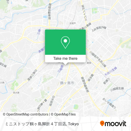 ミニストップ鶴ヶ島脚折４丁目店 map