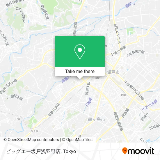 ビッグエー坂戸浅羽野店 map