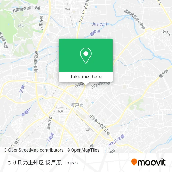つり具の上州屋 坂戸店 map