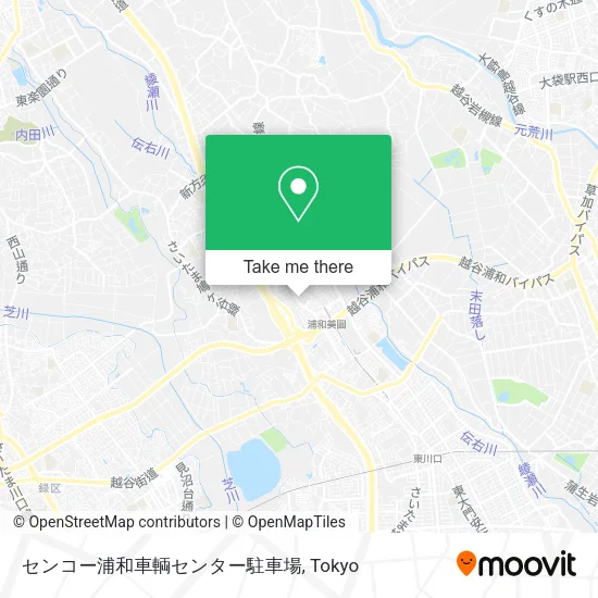 センコー浦和車輌センター駐車場 map