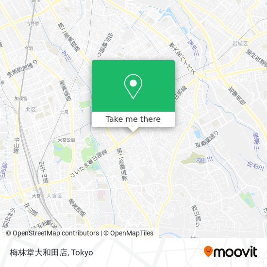 梅林堂大和田店 map