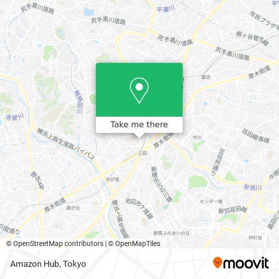 Amazon Hub map