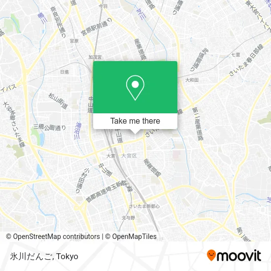 氷川だんご map
