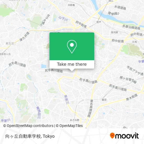 向ヶ丘自動車学校 map
