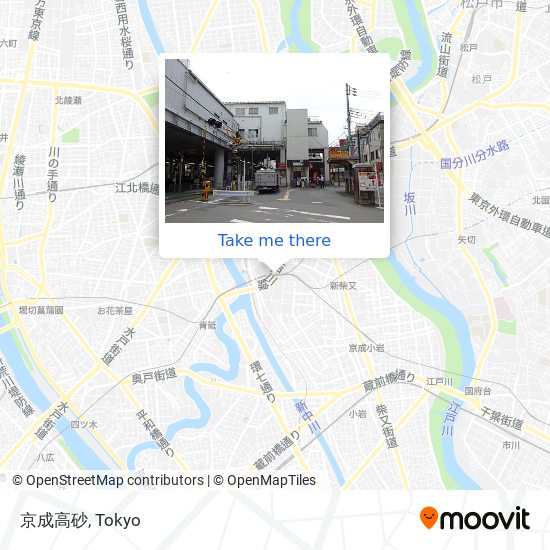 京成高砂 map