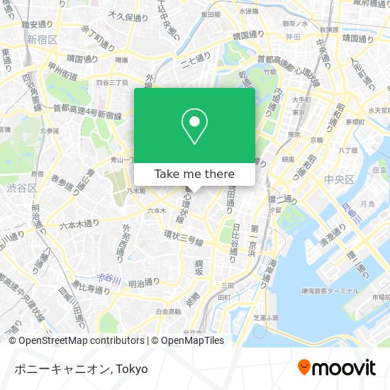 ポニーキャニオン map
