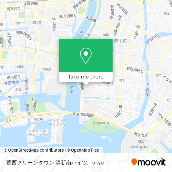 葛西クリーンタウン 清新南ハイツ map