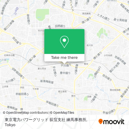 東京電力パワーグリッド 荻窪支社 練馬事務所 map