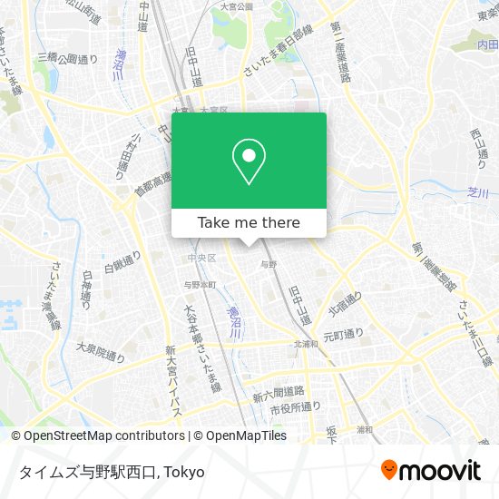 タイムズ与野駅西口 map