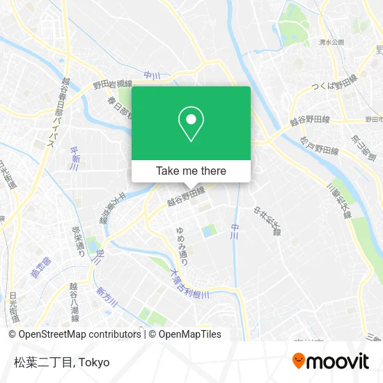 松葉二丁目 map