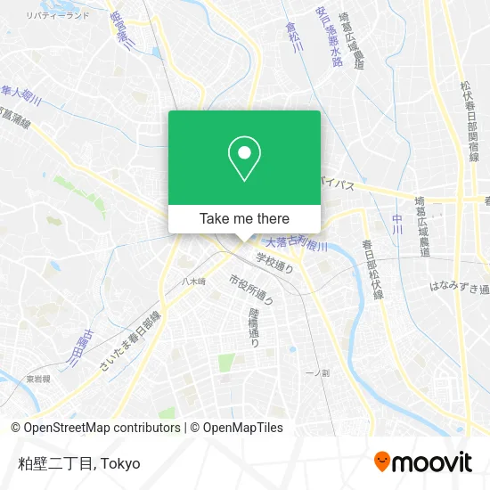 粕壁二丁目 map