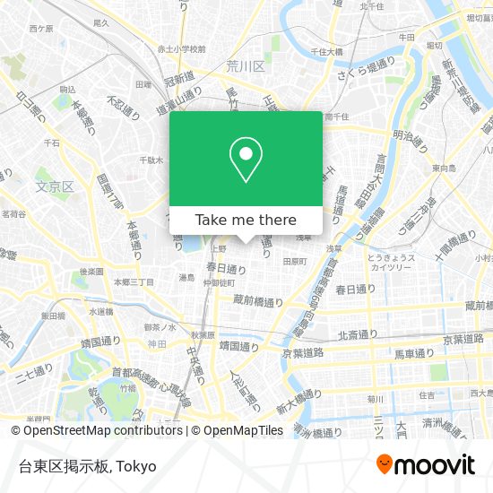 台東区掲示板 map