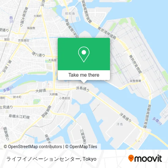 ライフイノベーションセンター map