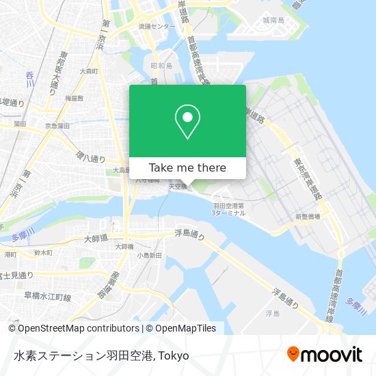 水素ステーション羽田空港 map