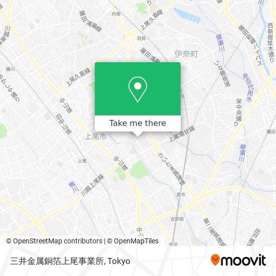 三井金属銅箔上尾事業所 map