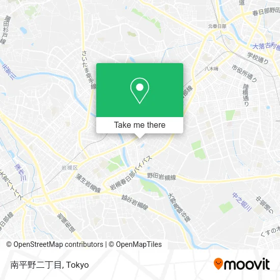 南平野二丁目 map