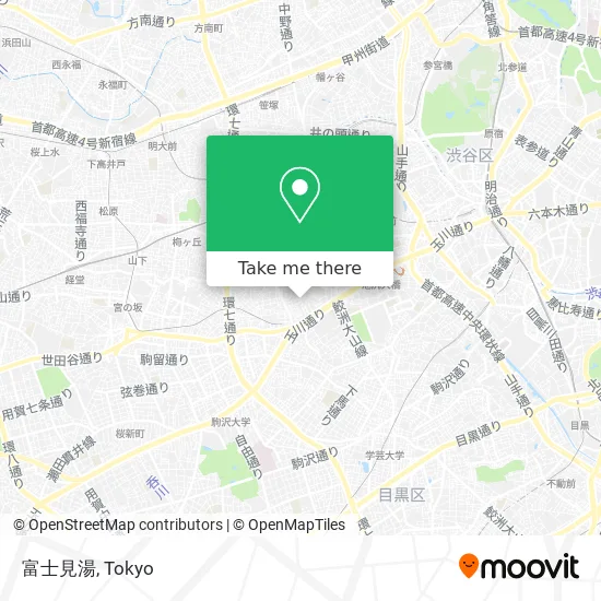 富士見湯 map