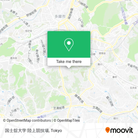 国士舘大学 陸上競技場 map