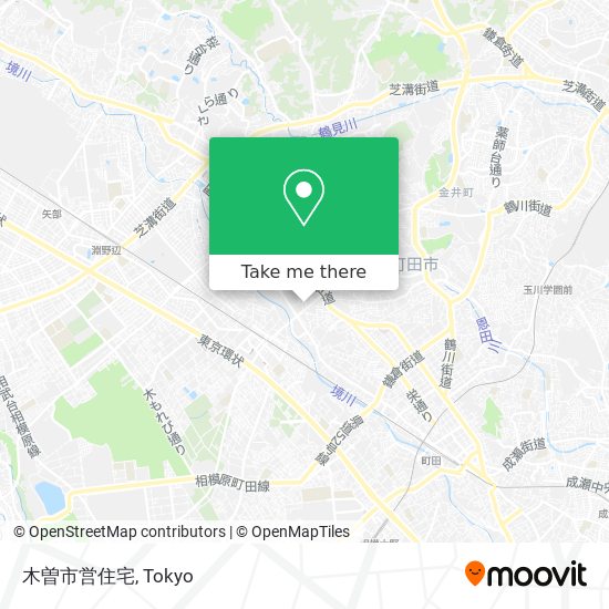 木曽市営住宅 map