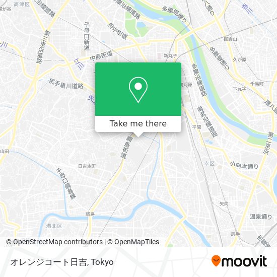 オレンジコート日吉 map