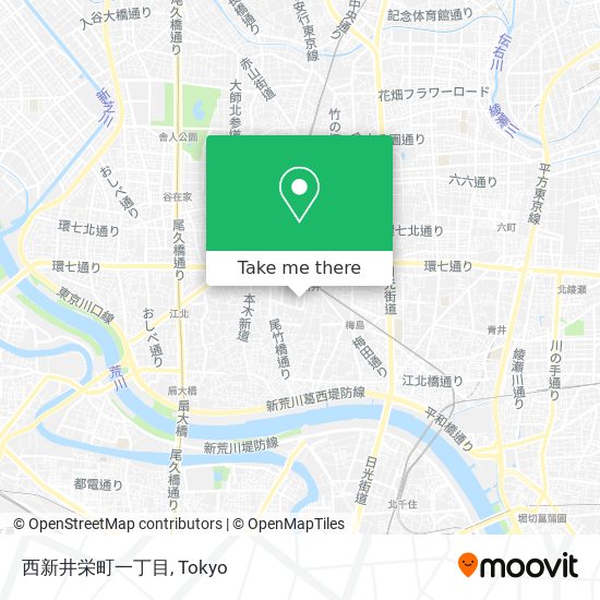 西新井栄町一丁目 map
