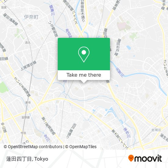 蓮田四丁目 map