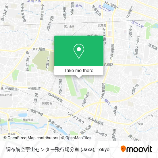 調布航空宇宙センター飛行場分室 (Jaxa) map