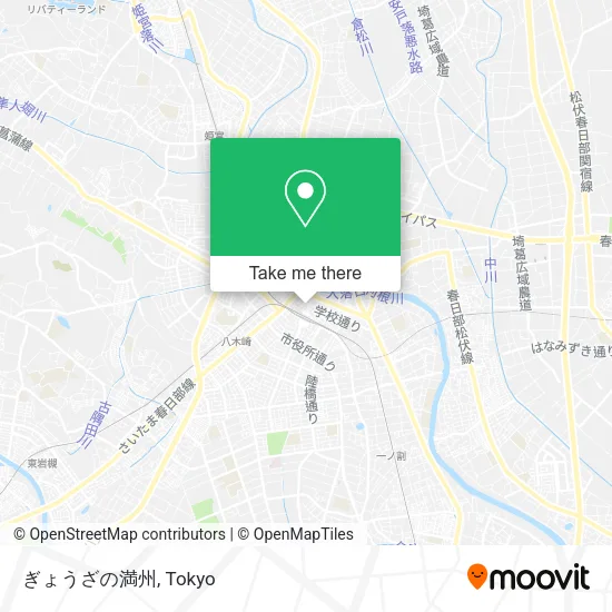 ぎょうざの満州 map