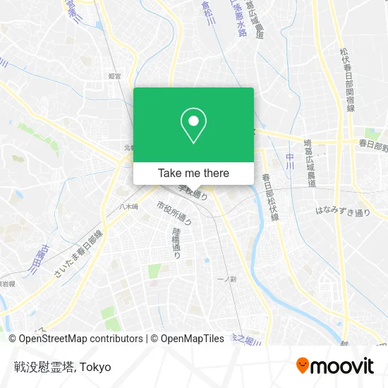 戦没慰霊塔 map